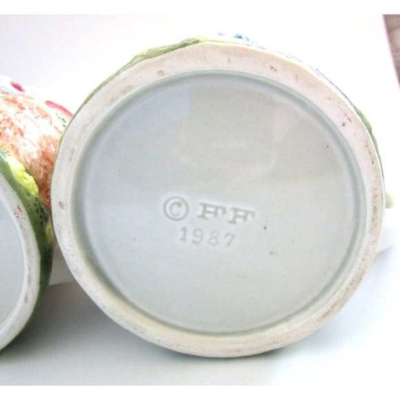 Fitz & Floyd Pig & Chicken Mugs (2) - Fitz & Floyd 1987 Bacon Eggs Pig Chick VTG - Picture 16 of 16